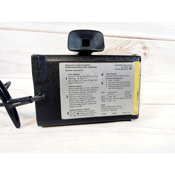 Vintage Polaroid Super Shooter Land Camera 1970s Instant Film Camera Untested - Picture 8 of 14